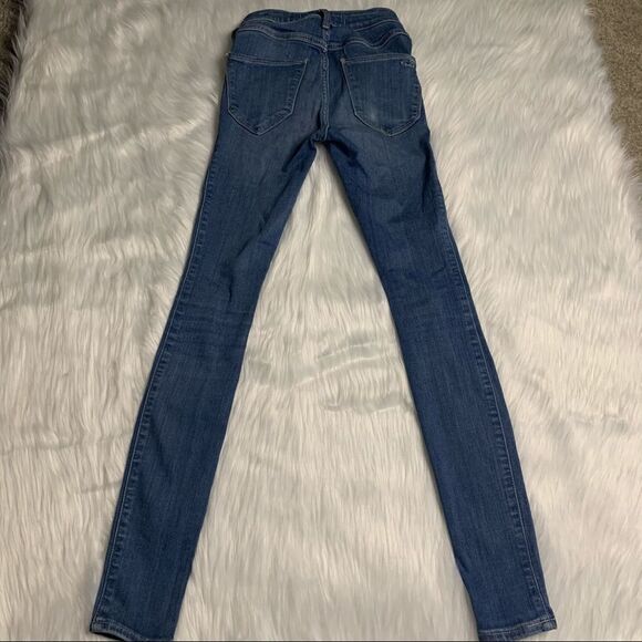 TEEN'S Hollister distressed blue jeans, pre-teen, W23 L28 - Picture 4 of 9